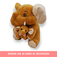 Peluche Madre Elefante (Café) - thumbnail 2
