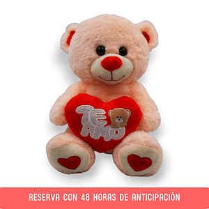 Oso Te Amo 30 Cms (Rojo)