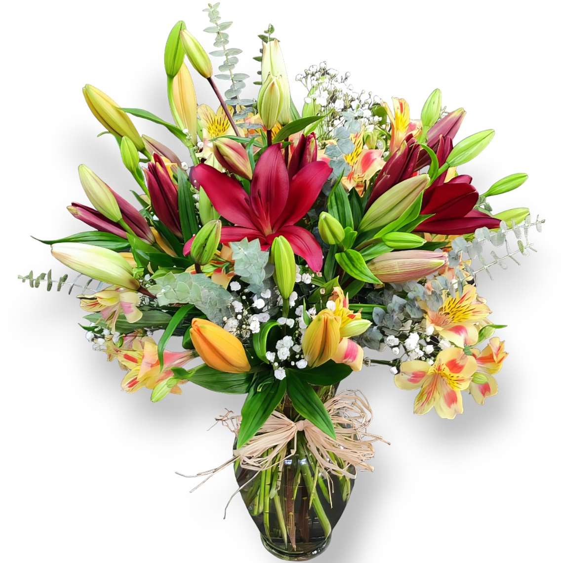 Florero de Liliums y Alstroemerias 1