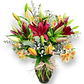 Florero de Liliums y Alstroemerias - thumbnail 1