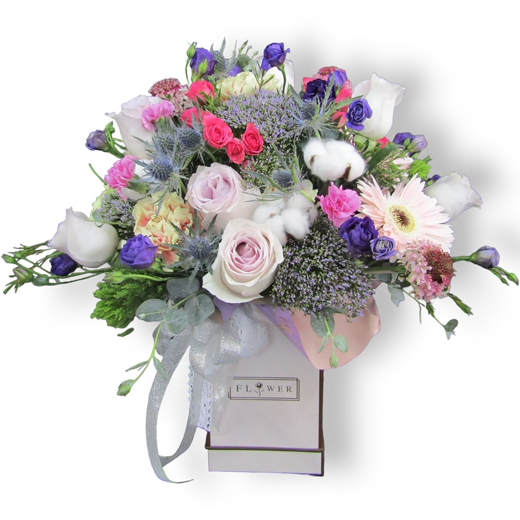 Box Floral Mixto de Rosas - Box Love 1