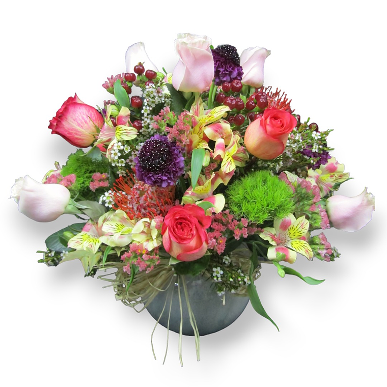Arreglo Floral Variado y Exótico | Rosas Mixtas 1