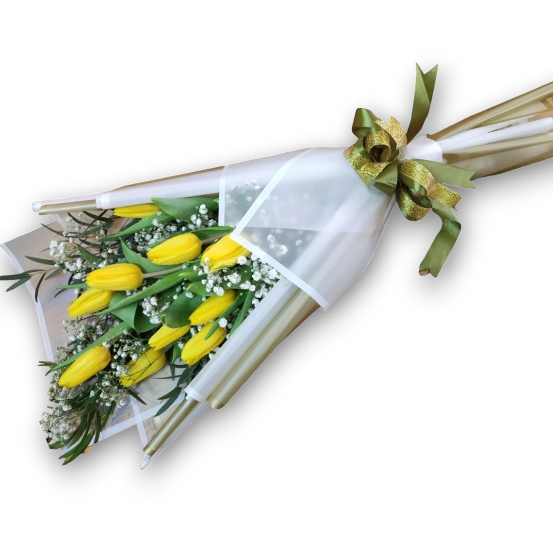 Ramo de Tulipanes Amarillos – Felicidad y Energía 1