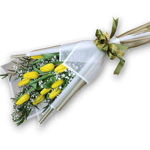 Ramo de Tulipanes Amarillos – Felicidad y Energía