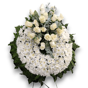 Corona de Condolencias (Maules y Rosas)