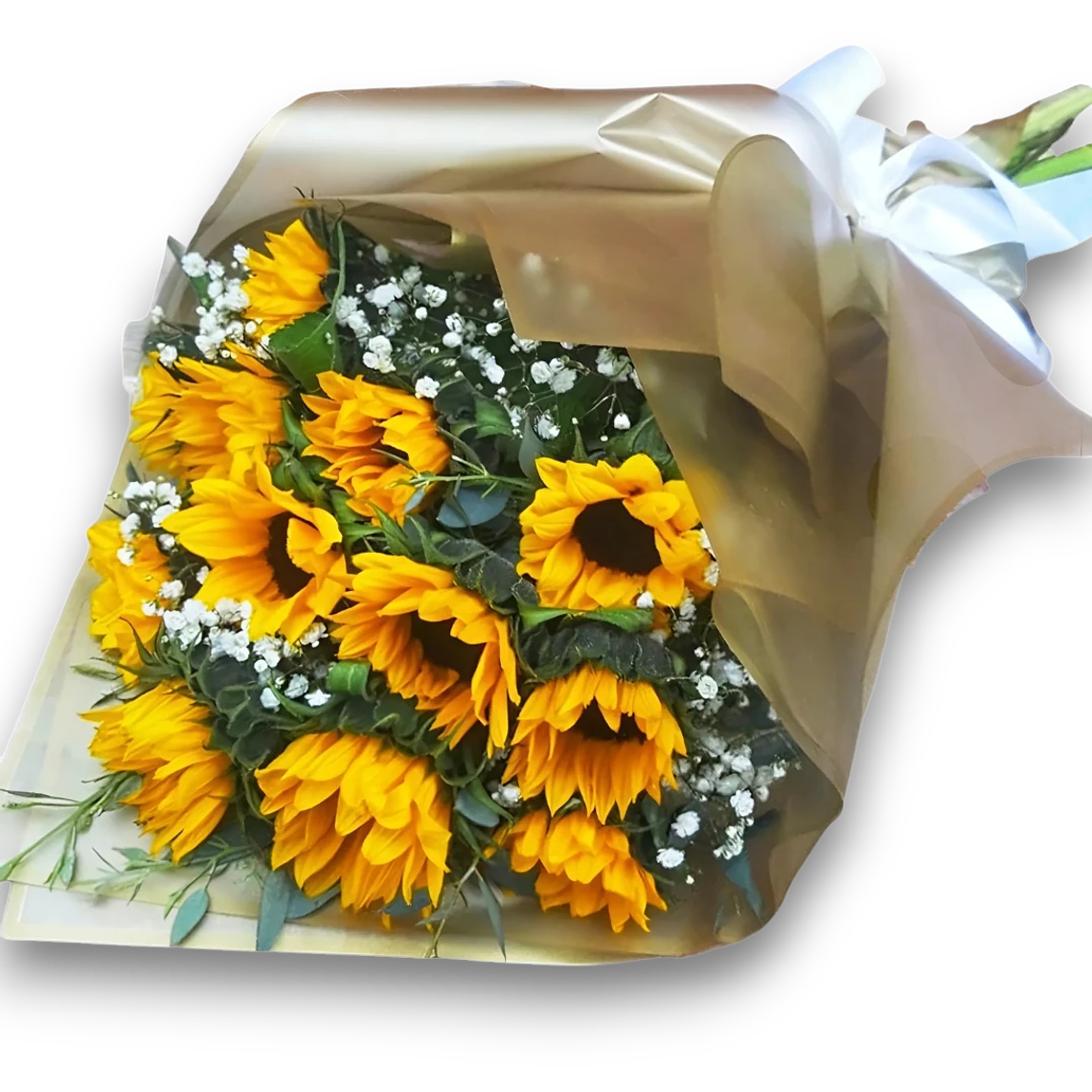 Ramo clásico con 10 Girasoles - Alegría Contagiosa 1