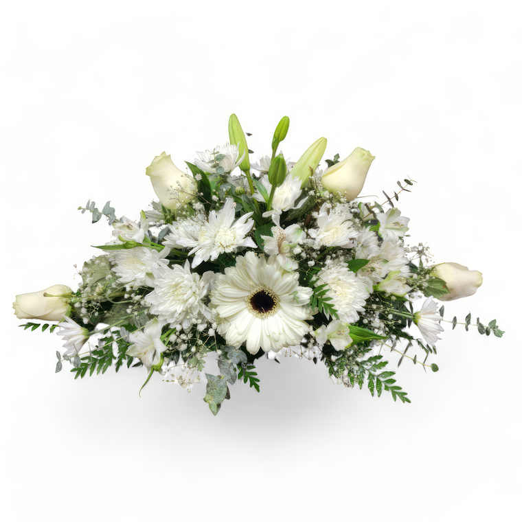 Mini Cojín de Condolencias Blanco 1