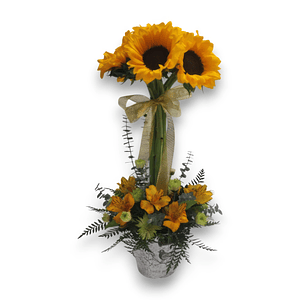 Arreglo Topiario de Girasoles