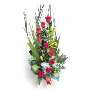 Arreglo de Rosas Rojas Clásico 