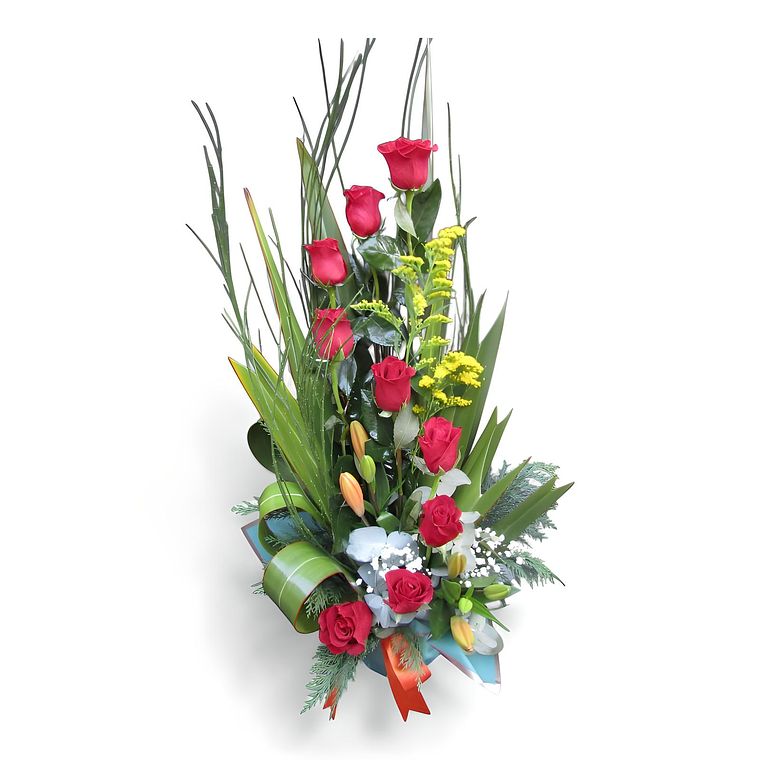 Arreglo de Rosas Rojas Clásico  1