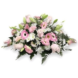 Cojín de Condolencias Tonos Rosa