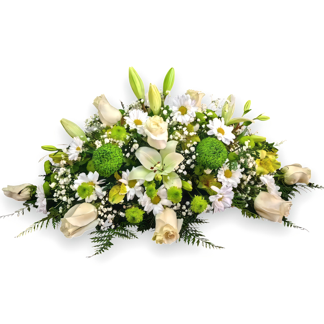 Cojín de Condolencias Verde Esperanza 1