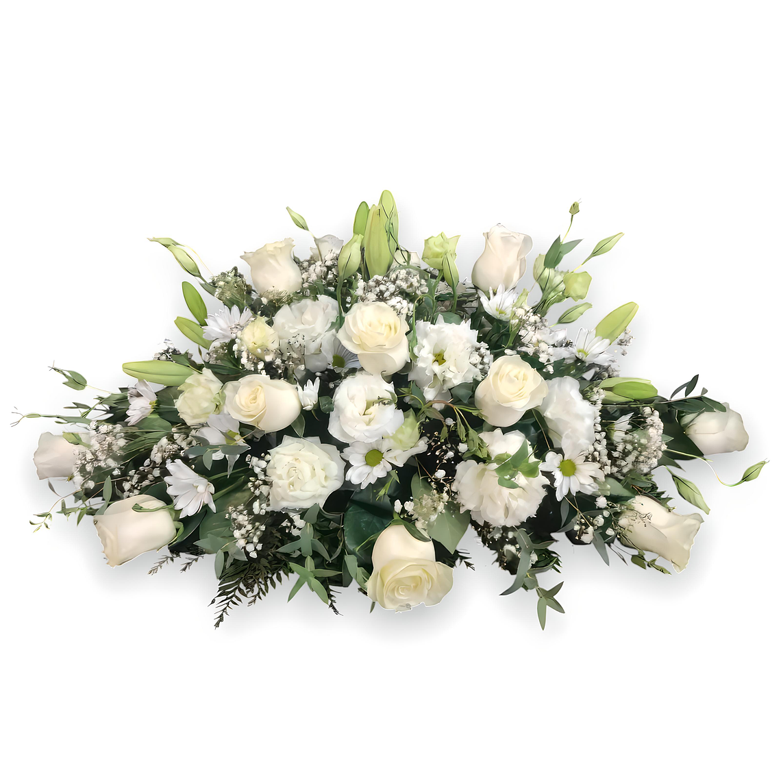 Cojín de Condolencias Elegancia Blanca 1