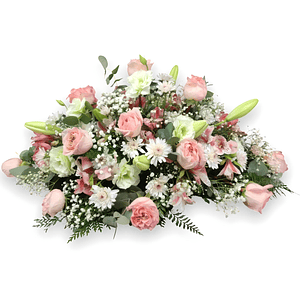 Cubre Urnas Rosado y Blanco Premium