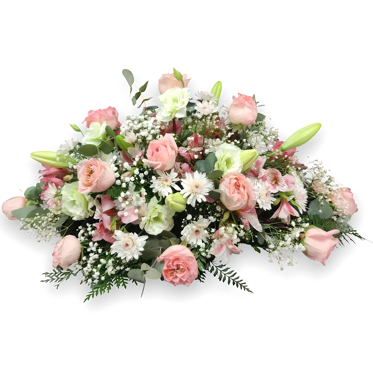 Cubre Urnas Rosado y Blanco Premium 1