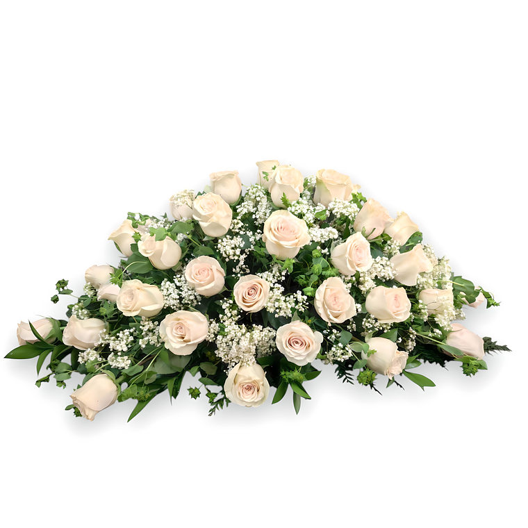 Cubre Urnas 50 Rosas Blancas 1