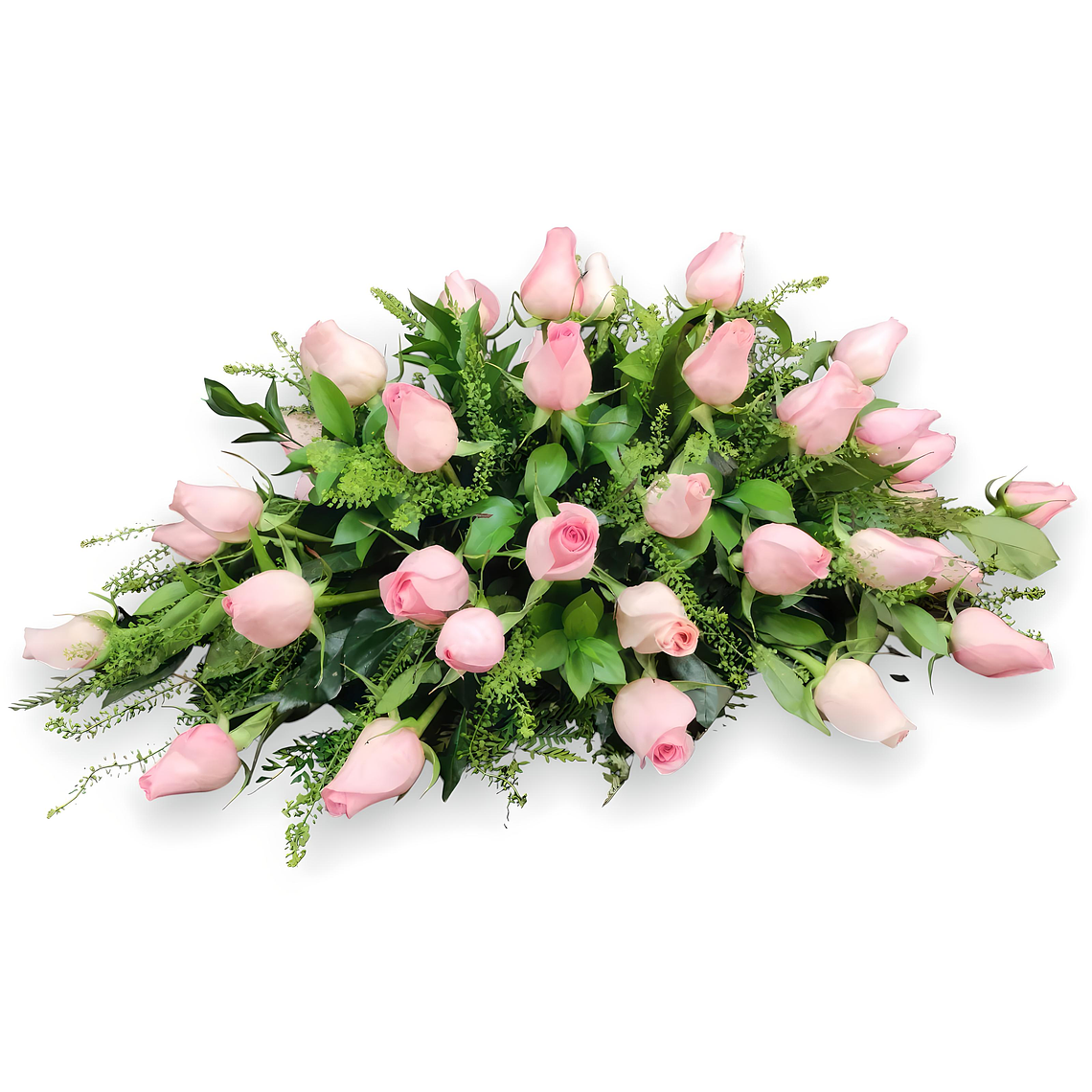 Cubre Urnas con 50 Rosas Rosadas  1