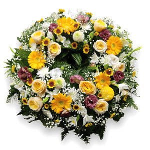 Corona de Condolencias Otoñal