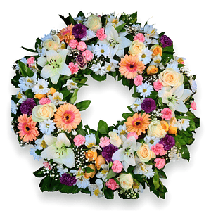 Corona de Condolencias Pastel [Condolencias]