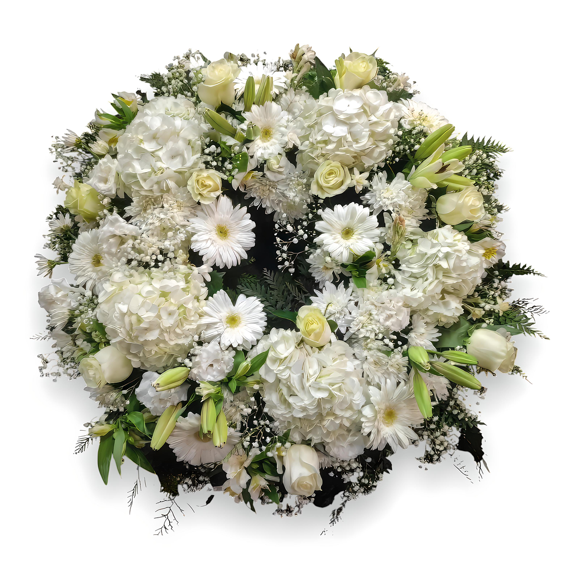Corona de Condolencias Blanca [Condolencias] 1