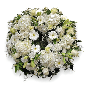 Corona de Condolencias Blanca [Condolencias]