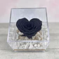 Mini Rosa Negra en Forma de Corazón - Miniatura 1