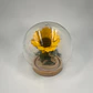 Mini Girasol en Esfera de Cristal con Luces LED - thumbnail 1
