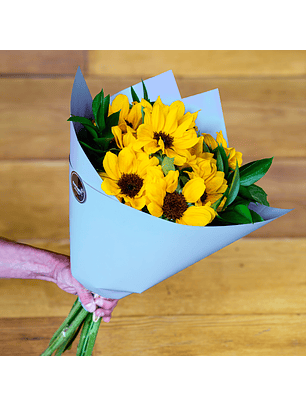 Ramo grande de girasoles