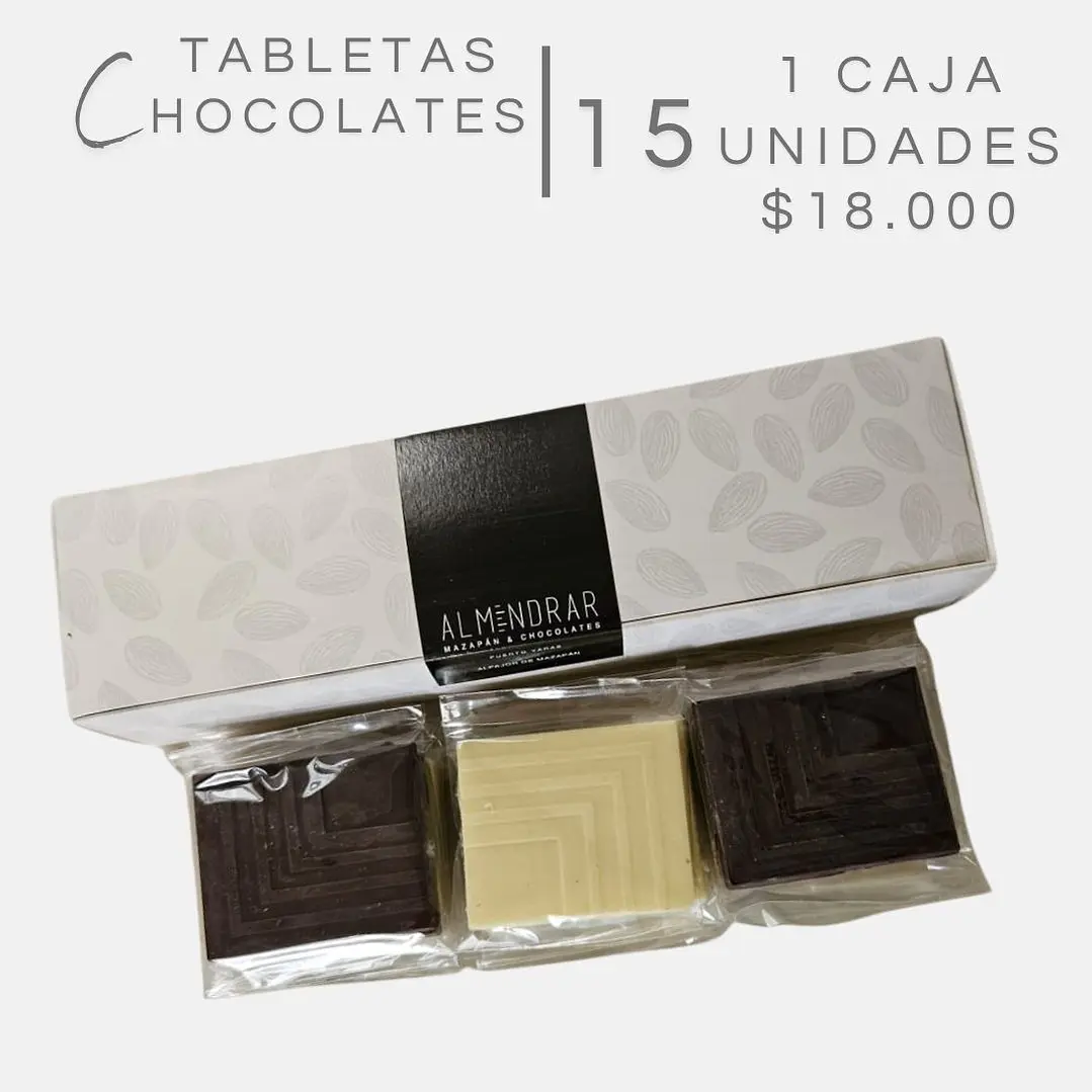 Tabletas de Chocolate Belga 1