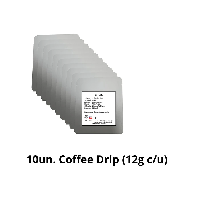 Pack Coffee Drip 5 Variedades Exóticas ( 120 g.) 2