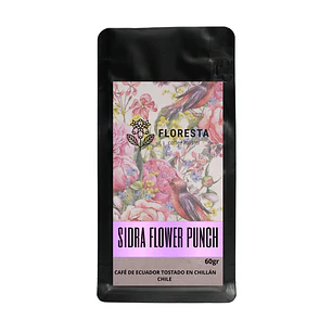 Sidra flower punch Ecuador 60 gr. (15%DESCUENTO) (ANTES: $12.340 CYBER: $10.489)