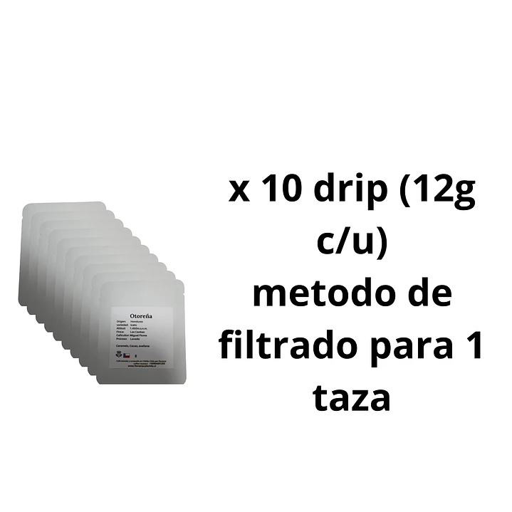 Caja drip cafe Otoreña perfil espresso (15%DESCUENTO) (ANTES: $7.890 CYBER: $6.706) 2