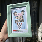 DAN DA DAN | Cuadro | VERDE CELESTE 2