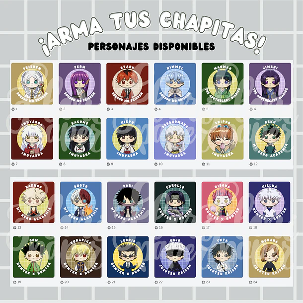 ¡ARMA TUS CHAPITAS!