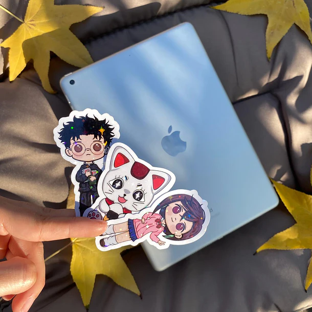 STICKER HOLOGRÁFICO | DAN DA DAN