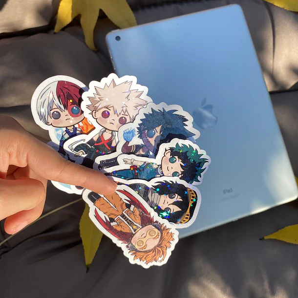 STICKER HOLOGRÁFICO | MY HERO ACADEMIA