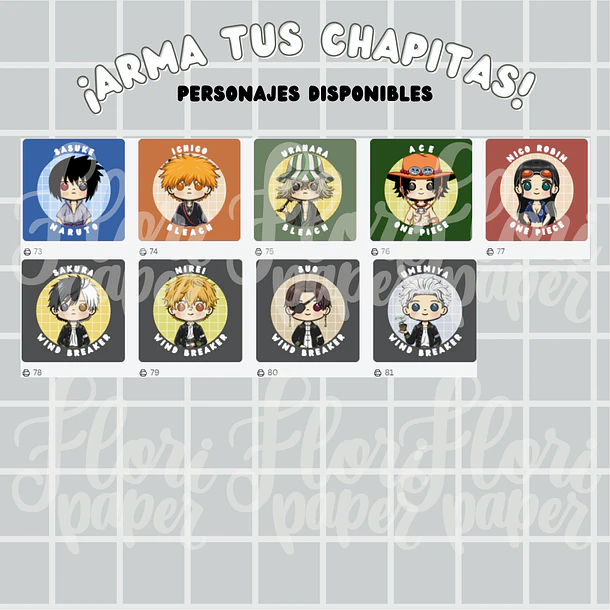 ¡ARMA TUS CHAPITAS! 5