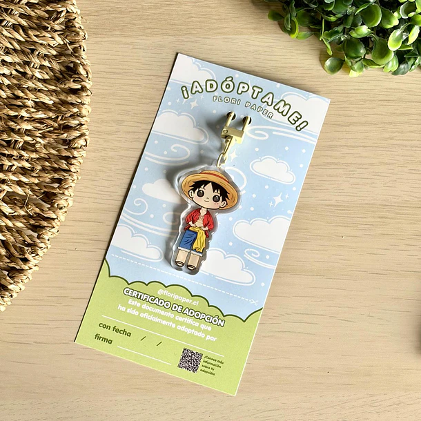 LLAVERO ADOPTIVO | ONE PIECE | Luffy