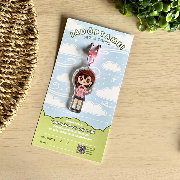 LLAVERO ADOPTIVO | DAN DA DAN | Momo
