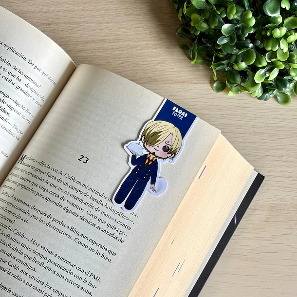Marcapágina magnético | ONE PIECE | Sanji