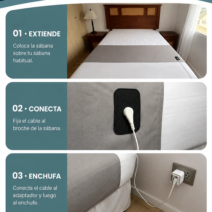 Sábana de conexión a tierra FLOW IN  4