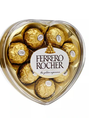 Bombones de chocolate Ferrero Rocher corazón 8 un