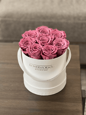 Box rosas preservadas rosado