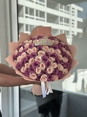 Ramo princesa 100 rosas