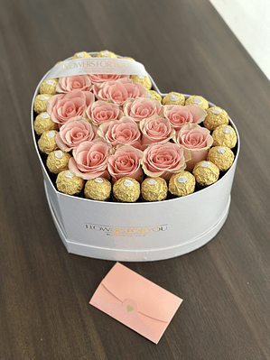 Box love rose XL