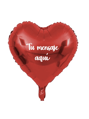 Globo con helio personalizado