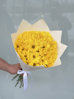 Pompón flores amarillas 🌼