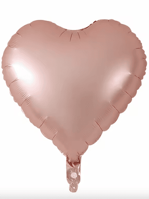 Globo con helio rose gold matte