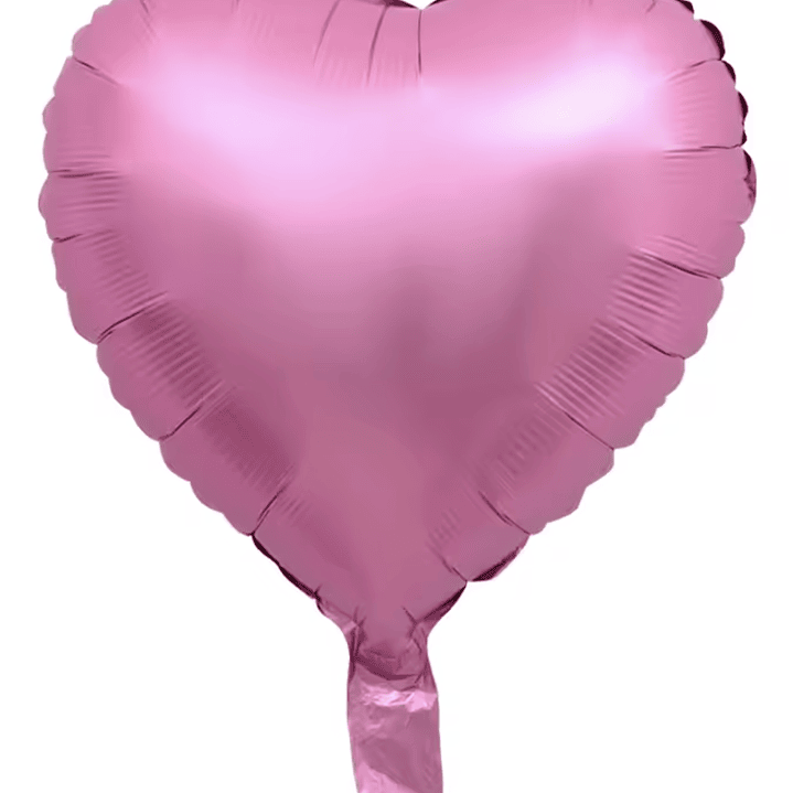 Globo con helio rosa matte 1