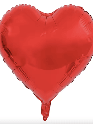 Globo con helio rojo